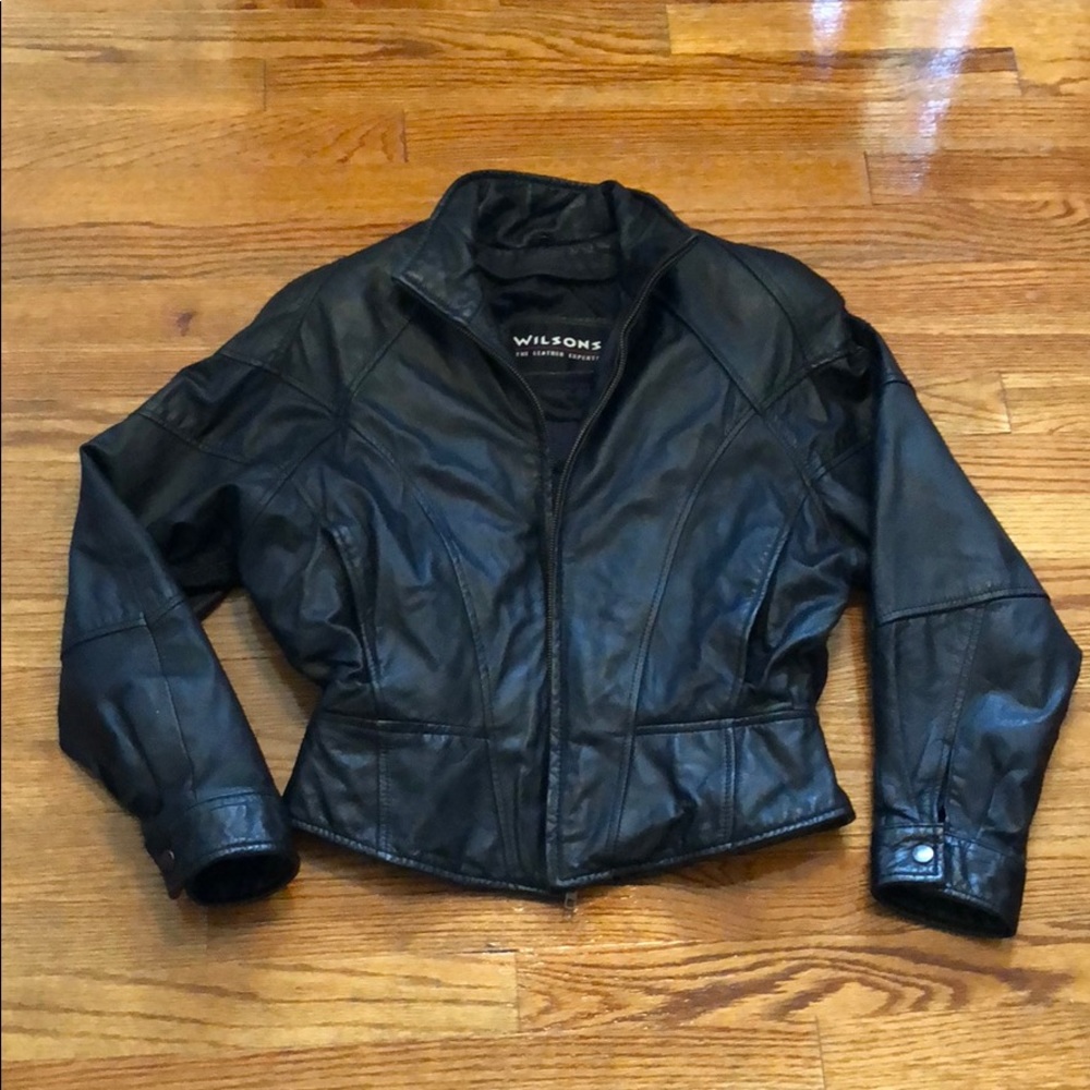Wilson’s leather biker jacket